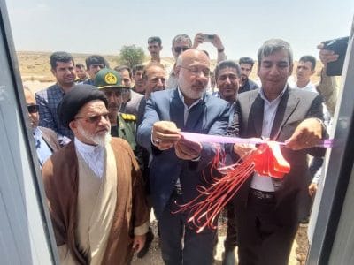 افتتاح پروژه آبرسانی به روستای سمانه شهرستان دهلران