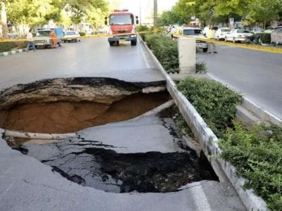 ۵۷ هزار کیلومتر مربع از کشور دچار فرونشست شده است