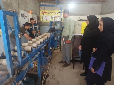 بازدید کارشناسان اداره استاندارد کرمانشاه از آزمایشگاه آراد پیشرو روانسر