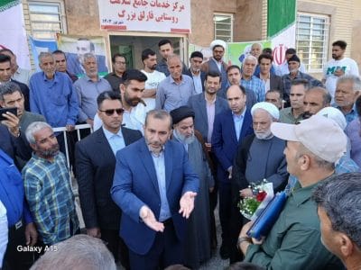 افتتاح مرکز خدمات جامع سلامت روستایی قارلق بزرگ در شهرستان کنگاور با اعتبار ۱۸ میلیارد تومان از سوی دانشگاه علوم پزشکی