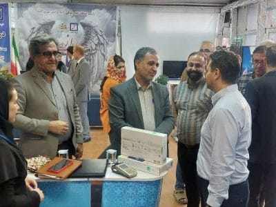 حضور مخابرات منطقه کرمانشاه در  نمایشگاه فروش پاییزه