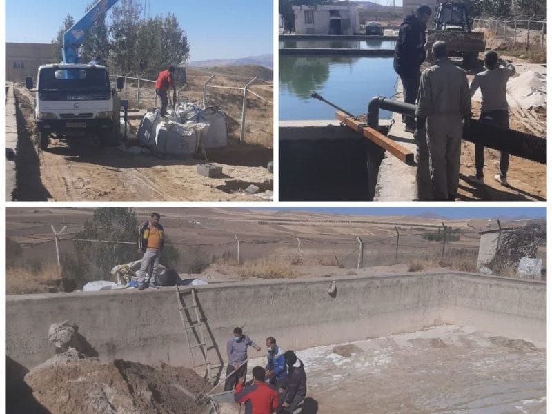بستر چهارم تصفیه‌ خانه اضطراری آب “سنقر” وارد مدار بهره‌برداری شد