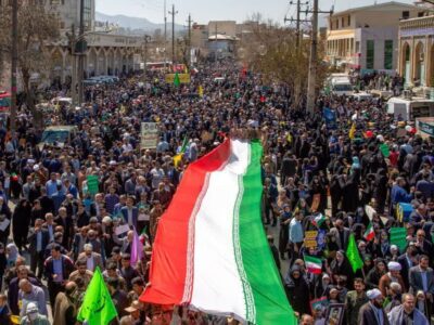 راهپیمایی روز جهانی قدس در کرمانشاه برگزار شد