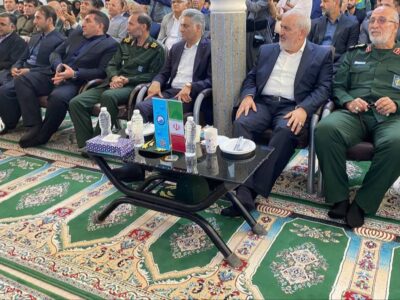 آیین افتتاح و بهره‌برداری از پروژه آبرسانی مجتمع “میرآباد” و “بانی‌عزیز” و شبکه جمع‌آوری و تصفیه‌خانه فاضلاب شهر “تازه‌آباد”