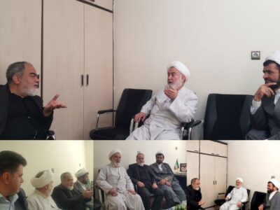 دیدار مشاور فرهنگی استاندار کرمانشاه  با آیت الله نریمانی