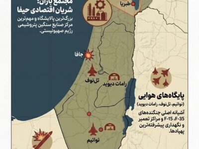 ایران کدام نقاط اسرائیل را موشک باران کرد؟