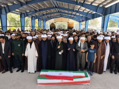 آیین تشییع و اقامه نماز بر پیکر حجت‌الاسلام عبدی‌پور برگزار شد