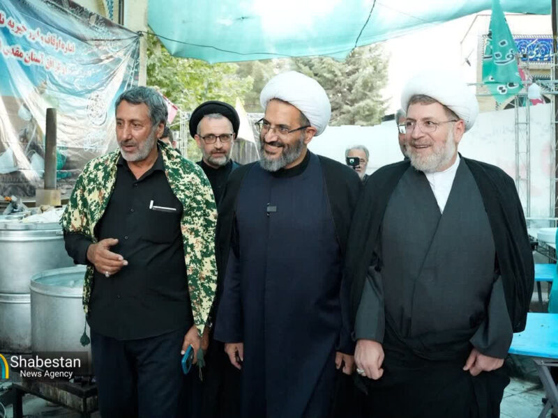 بازدید معاون فرهنگی اجتماعی سازمان اوقاف و امورخیریه ازموکب حضرت سیدالشهدا (ع) در کرمانشاه