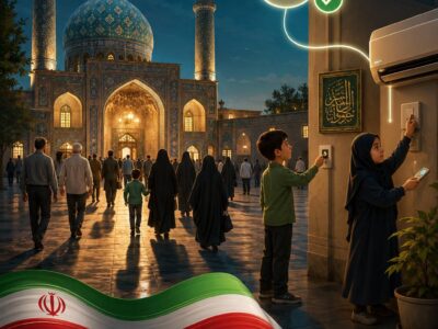 چراغی که با روشنایی خود، راه بندگی و خدمت را روشن می کند