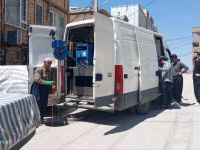 ۷۰۰ متر از شبکه فاضلاب جوانرود ویدئومتری شد