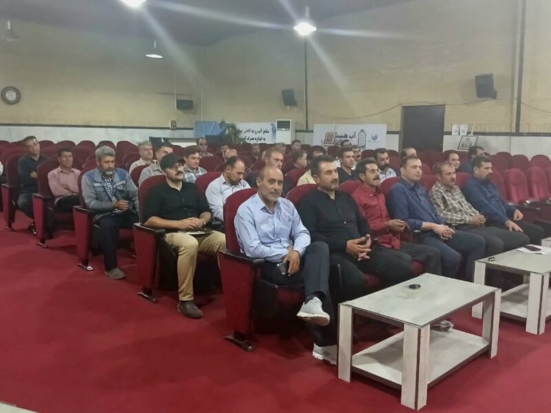 برگزاری دوره‌ آموزشی «اطفای حریق و بهداشت عمومی» برای کارکنان آبفای کرمانشاه